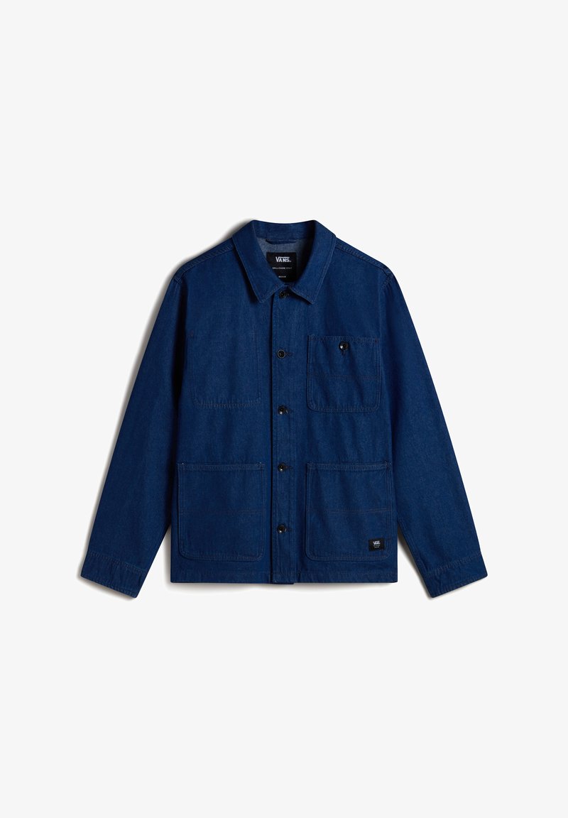 Vans DRILL CHORE - Denim jacket - indigo rinse