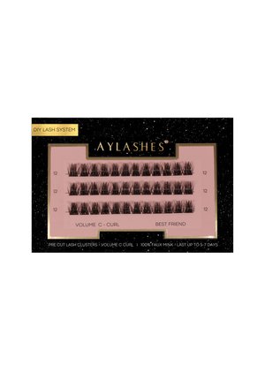 AYLASHES KÜNSTLICHE WIMPERN BEST FRIEND - False eyelashes - schwarz