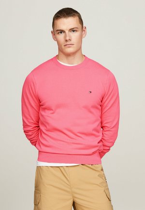 Tommy Hilfiger CREW NECK  - Maglione - glamour pink