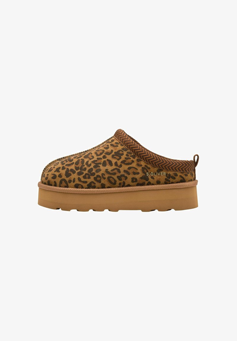 s.Oliver Pantofole - leopard