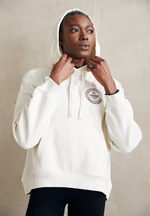 RELAXED HOODIE - Sweat à capuche - whisper white