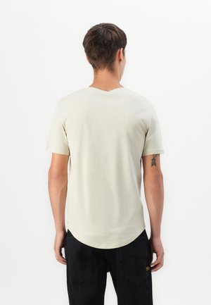 ONSMATT LONGY TEE 3 PACK - T-shirt basic - beige/black/white