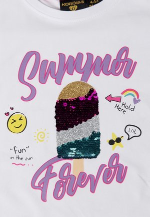 Koroshi, T-shirt print - blanco   white