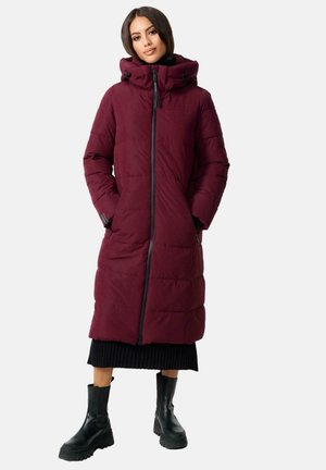 ZURARAA XVI - Winter coat - dark red melange