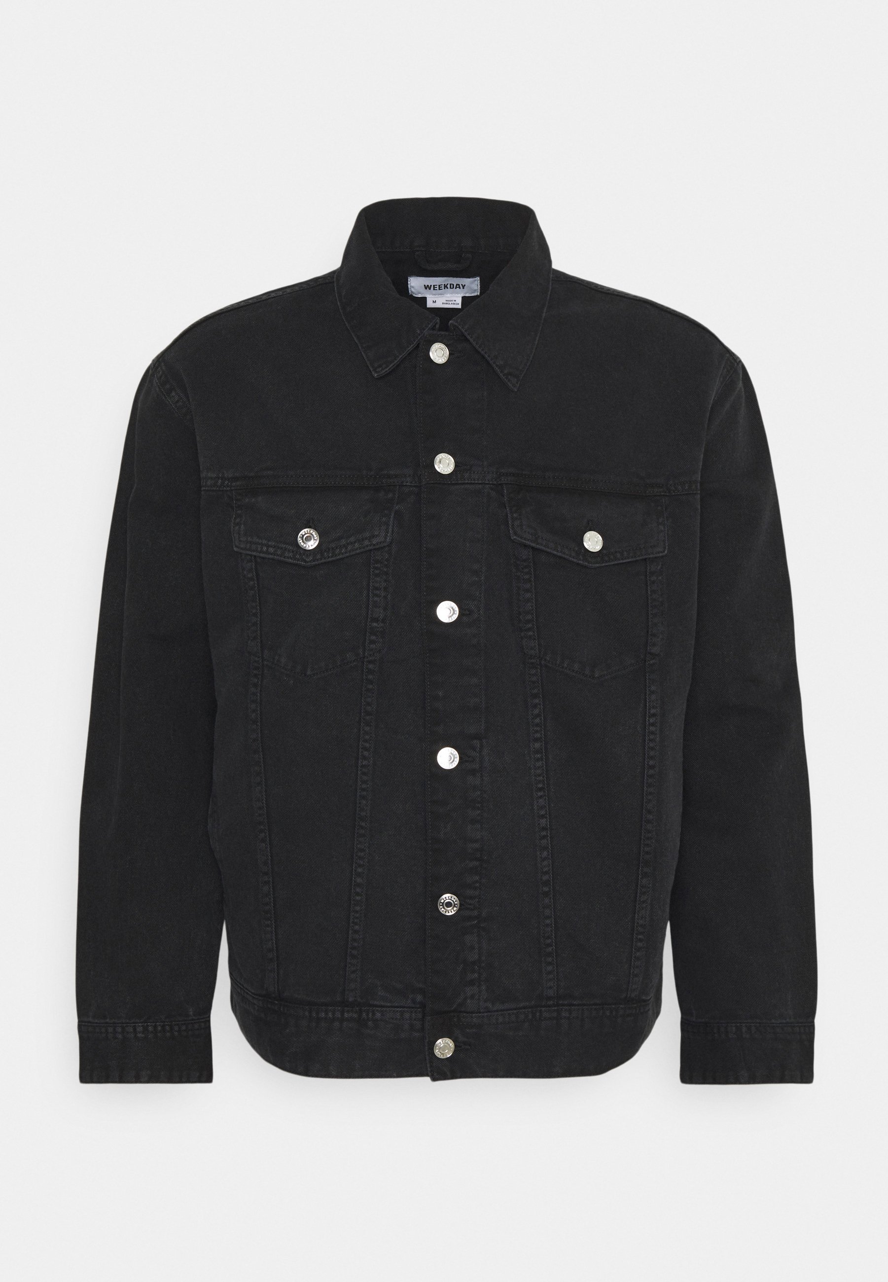 oversized washed denim jacket