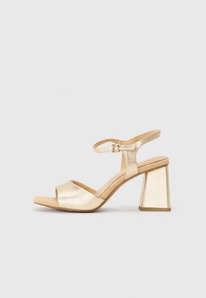 Marco Tozzi Ankle cuff sandals - gold