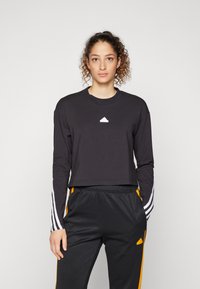 adidas Sportswear FUTURE ICONS THREE STRIPES LONG SLEEVE - Long sleeved top - black