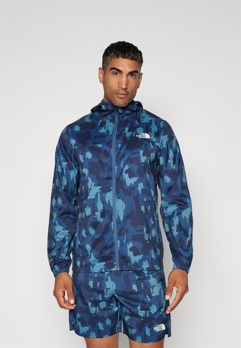 The North Face MOUNTAIN ATHLETICS - Corta-vento - summit navy painted mountains