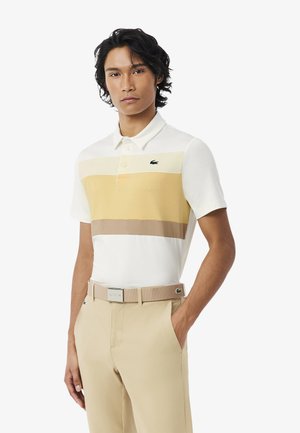 Poloshirt - blanc   jaune   beige-i