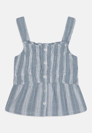 Abercrombie & Fitch Top - blue/white