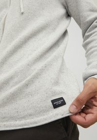 Jack & Jones Zip-up sweatshirt - light grey melange