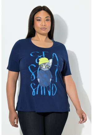 T-shirt print - ink blue