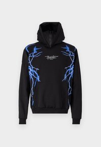 BALACLAVA HOODIE WITH NEW LIGHTNING - Ikdienas džemperis - black/blue
