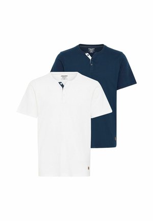 BHOley 2-PACK - Basic T-shirt - whitedressblues