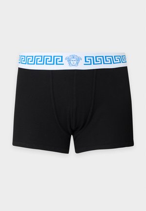 Versace, SHORT TRUNK - Kitsad bokserid - black/white/royal blue