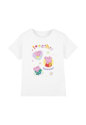 PEPPA PIG TOGETHER FOREVER - Print T-shirt - white
