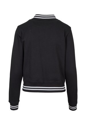 Urban Classics COLLEGE - Mikina so zipsom - black