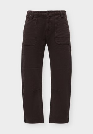 GAP, SLIM BARREL RAQUEL - Pantalon classique - terra brown