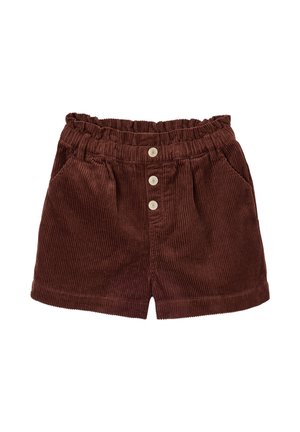Vertbaudet, VERTBAUDET MÄDCHEN PAPERBAG-SHORTS AUS CORD - Shorts - schokolade
