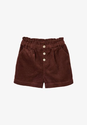 Vertbaudet, VERTBAUDET MÄDCHEN PAPERBAG-SHORTS AUS CORD - Shorts - schokolade