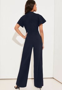 Lipsy FLUTTER SLEEVE V NECK - Overal - navy blue