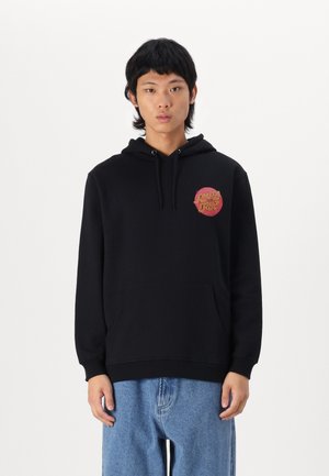 SCRAWL BRICK DOT CENTER HOOD UNISEX - Hoodie - black