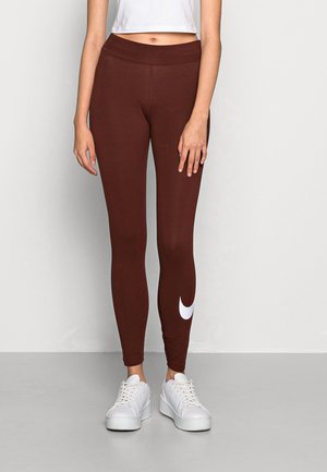 Leggings - dark red