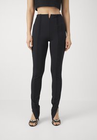 Patrizia Pepe - PANTALONI TROUSERS - Leggings - nero Immagine in miniatura 1