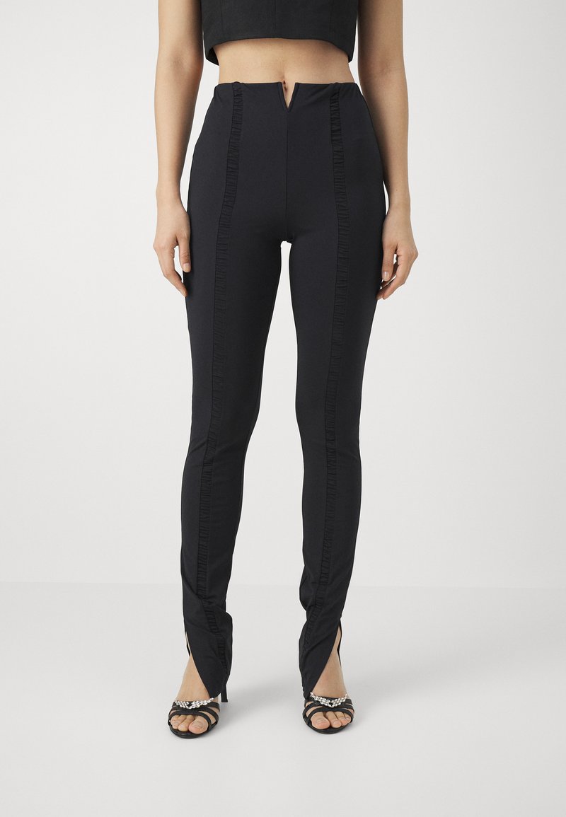 Patrizia Pepe PANTALONI TROUSERS - Legingi — bikses - nero