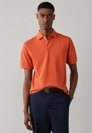 Hackett London, HACKETT LONDON POLO SHIRT SLIM FIT LOGO - Polo - apricot orange