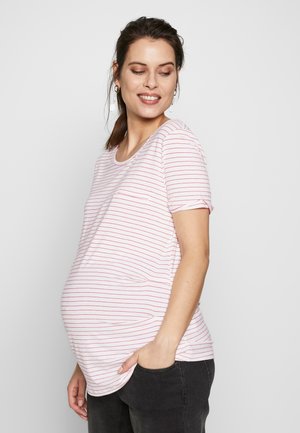 Miracle. mama and woman. ARM - T-shirt imprimé - white/red