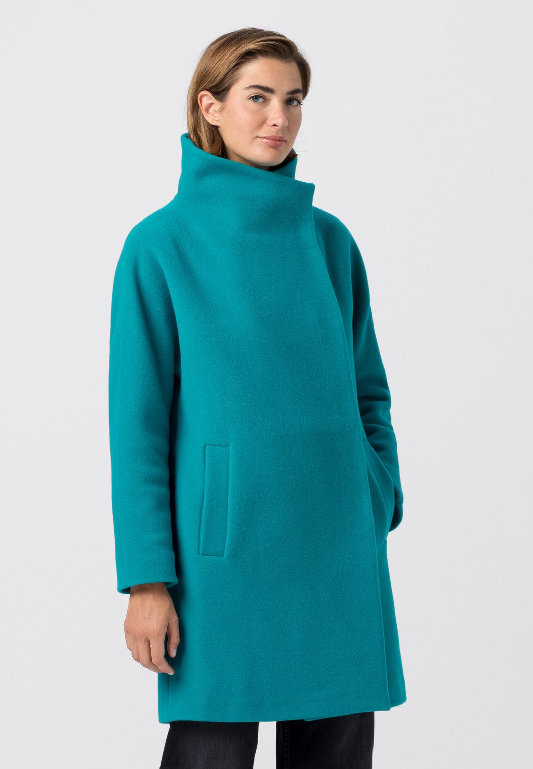 Söldner Sau Gras mantel hallhuber blau Vermehren Schöne Frau Sieben