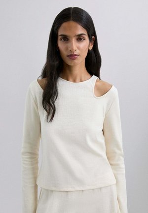 CINTERLOCK - Blusa - ecru