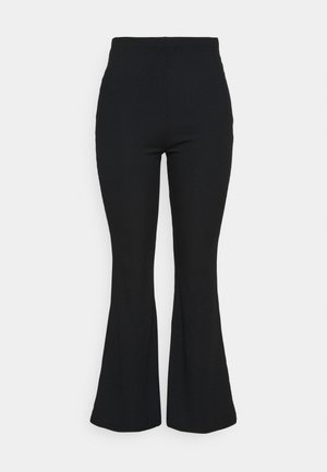 FLARE TROUSER - Pantalon classique - black