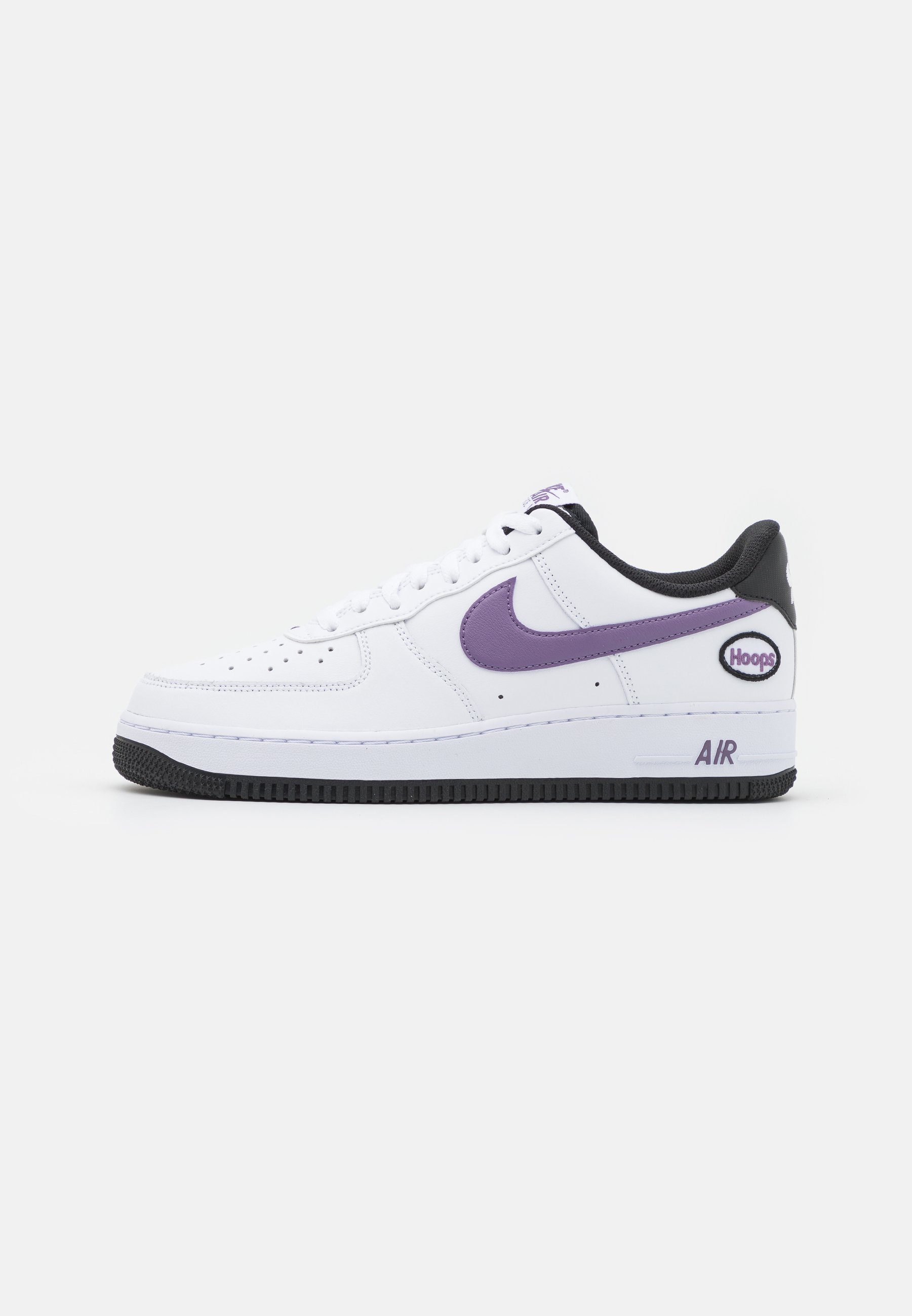 Nike Black & Purple Air Force 1 '07 Lv8 Low Sneakers for Men