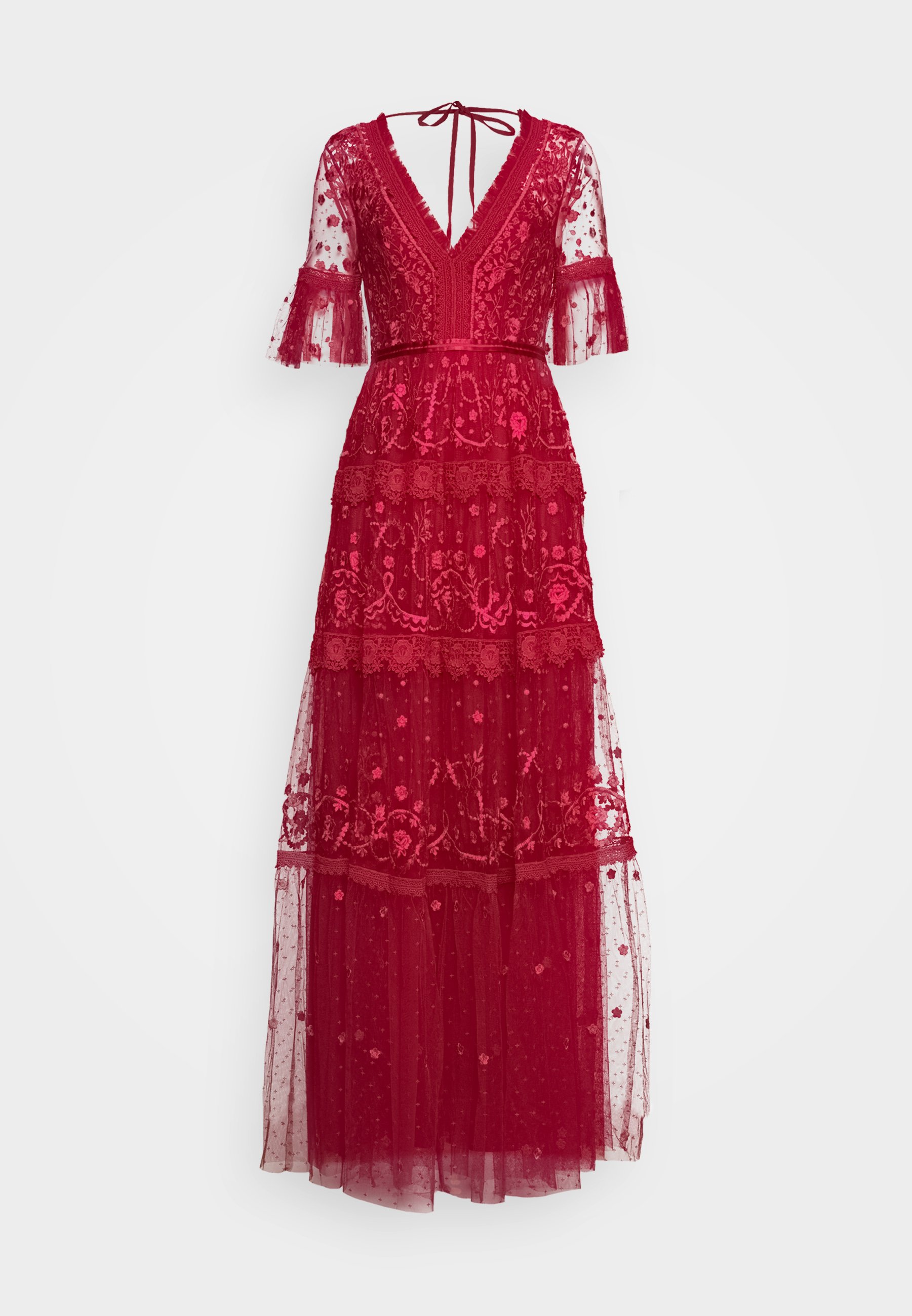 Needle Thread Midsummer Gown Exclusive Ballkleid Deep Red Rot Zalando De