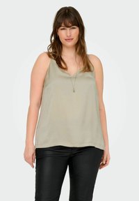 ONLY Carmakoma DEBBIE SINGLET piaskowy