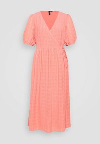 YAS Denní šaty - coral