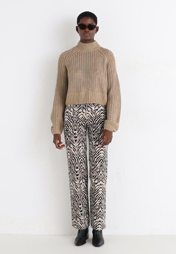 NMTESSA HIGH NECK - Jumper - silver mink4