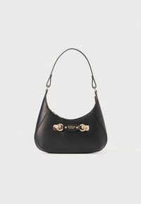 Guess MIMINA TOP ZIP SHOULDER - Käekott - black