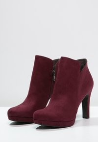 Tamaris Botines de tacón - bordeaux