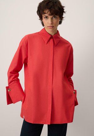 Bluza z gumbi - red