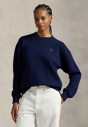 Polo Ralph Lauren CREW NECK - Bluză de molton - cruise navy