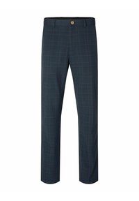 SELECTED HOMME Pantaloni Slim Fit Uomo - Modello Slhslim-Yard Deep Depths - Cotone Biologico Elasticizzato - Colore Noos