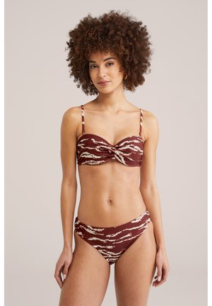 WE Fashion Sutien costum de baie din două piese - vintage red