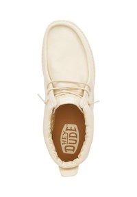 HEYDUDE CAMDEN CUFF NYLON QUILT - STIEFELETTE - Botines bajos - white