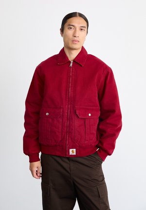 STANTON JACKET - Chaqueta de entretiempo - scarlet stone washed