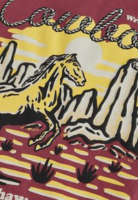 Next BACK PRINT - Hosszú ujjú felső - burgundy red