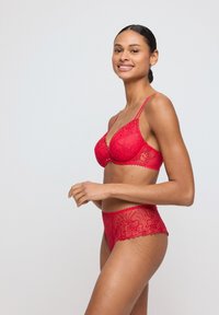 Marie Jo SHORTY RECOUVERT DE BRODERIE JANE NATUREL - Slip - true red
