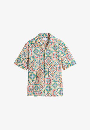 Next, REGULAR FIT - PRINT SHORT SLEEVE SHIRT . - Skjorter - red tile